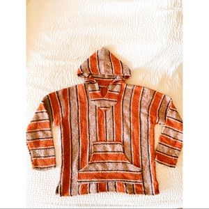 ༺ Orange Baja Hoodie / Drug Rug ༻